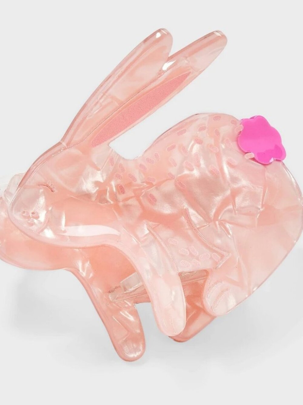 Easter Bunny Claw Hair Clip - Pink